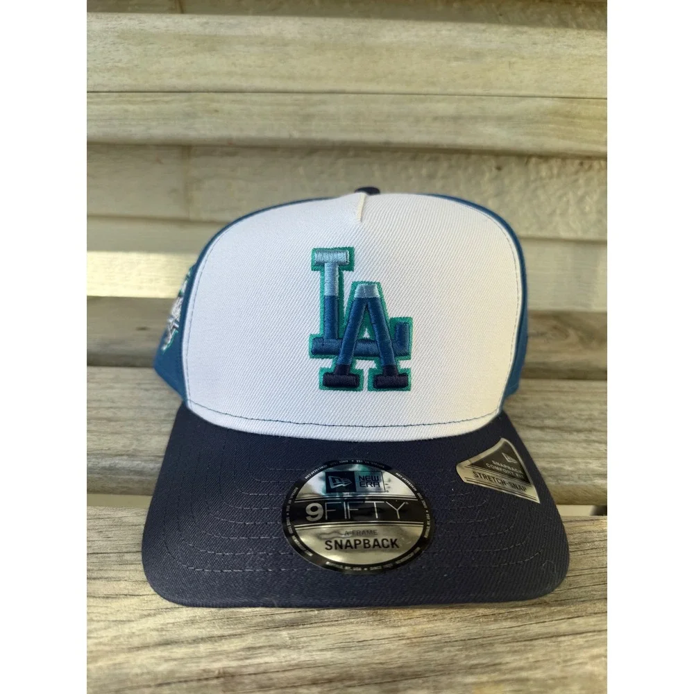 New Era 9FIFTY Los Angeles Dodgers 2025 World Series A-Frame Stretch Snap Hat